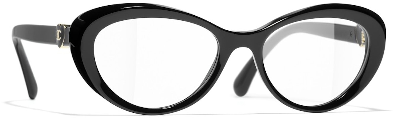 (Women) CHANEL Cat-Eye Acetate Optical Glasses for Women - Black CH3466C622 Order (Women) CHANEL Cat-Eye Acetate Optical Glasses for Women - Black CH3466C622
