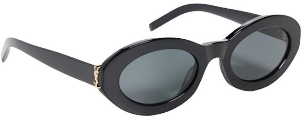 (W) 【Kacamata Bisa Diresepkan】SAINT LAURENT Oval Hitam Acetate Nylon 780255Y99561000 Order (W) 【Kacamata Bisa Diresepkan】SAINT LAURENT Oval Hitam Acetate Nylon 780255Y99561000