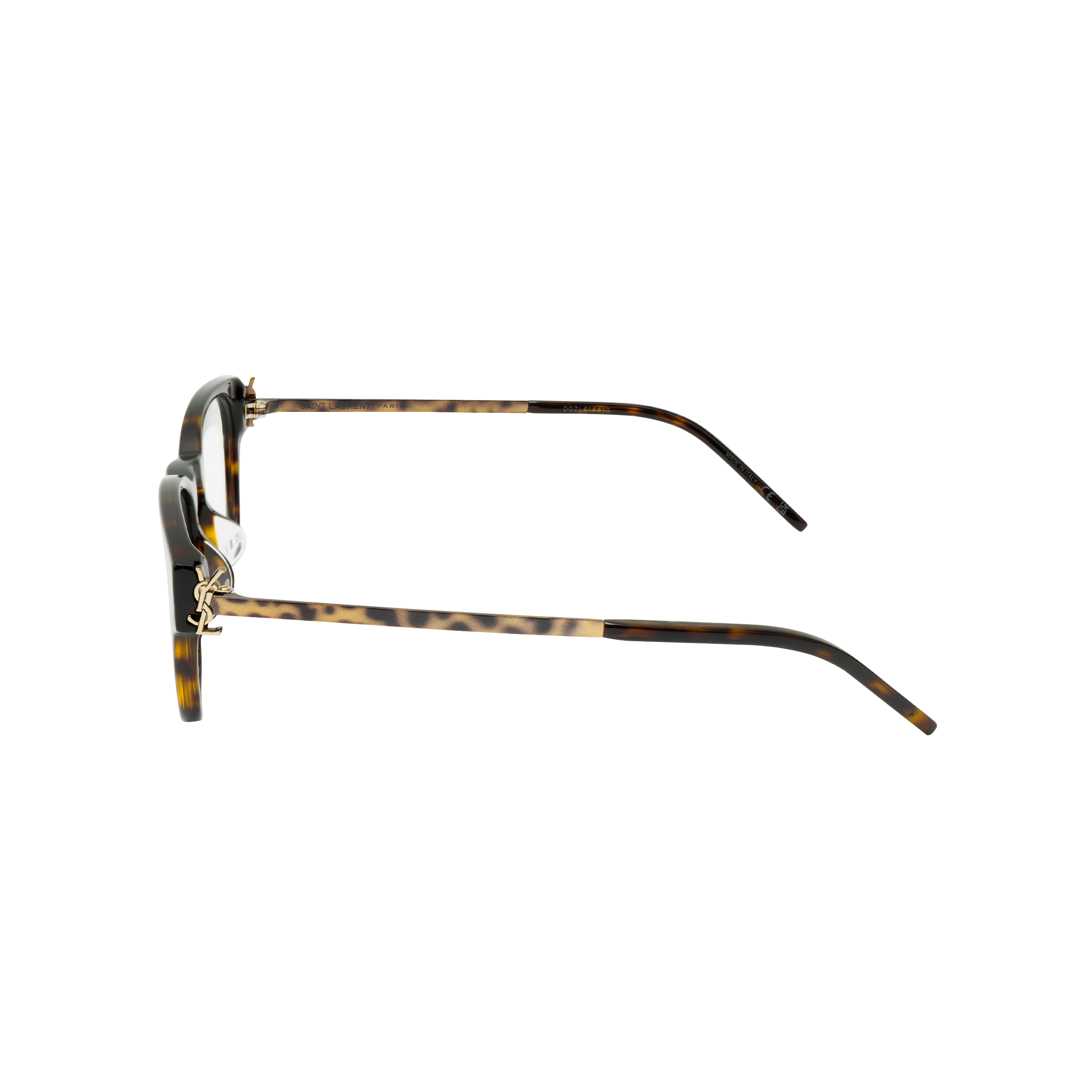 Shop (W) 【可配處方】Saint Laurent 龜殼色光學眼鏡框 SLM48ODF003