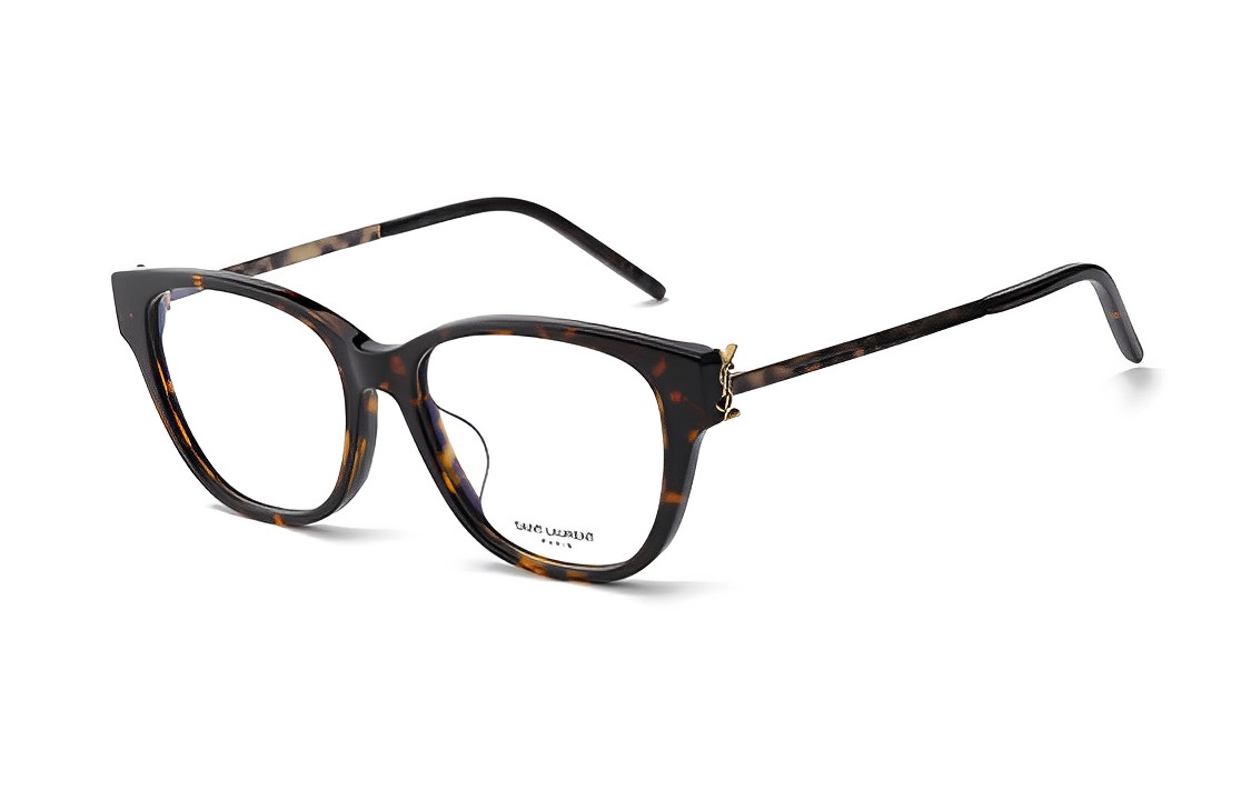Order (Women) YSL Saint Laurent Capsule Tortoiseshell Cat-Eye Glasses Frame SLM48O-C/F-003