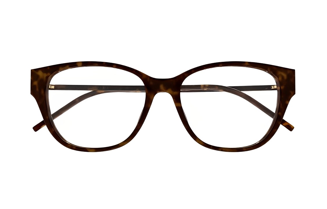 Lookbook (Women) YSL Saint Laurent Capsule Tortoiseshell Cat-Eye Glasses Frame SLM48O-C/F-003