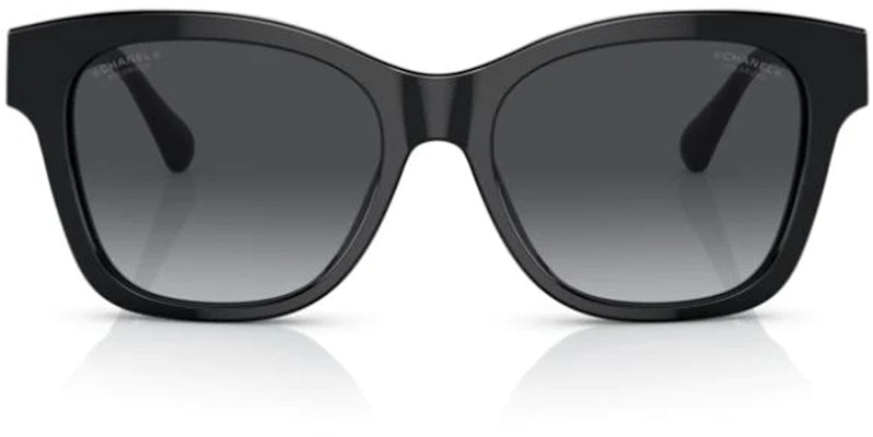 (W) 【可配镜】CHANEL 不规则黑色太阳镜搭配玻璃珍珠细节 CH5482HA-C622S8 Lookbook (W) 【可配镜】CHANEL 不规则黑色太阳镜搭配玻璃珍珠细节 CH5482HA-C622S8