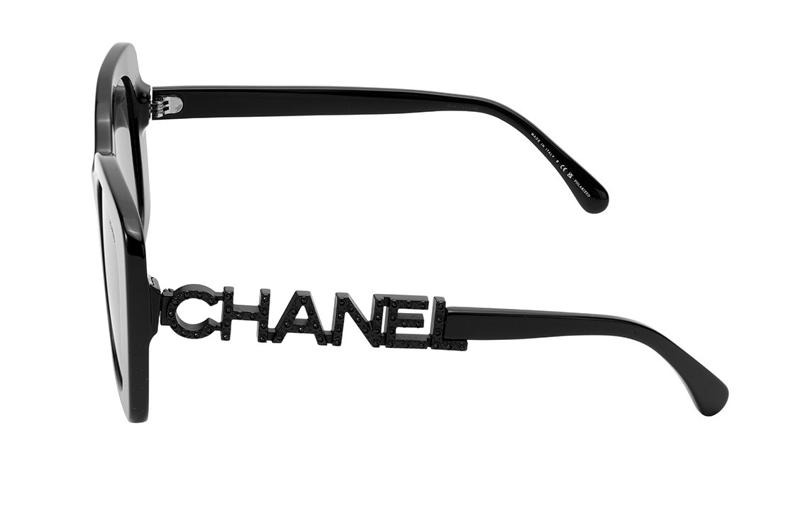(Women) 【Prescription Ready】CHANEL Stylish Square Sunglasses Women Black/Grey CH5422B-C501/T8 圖 4