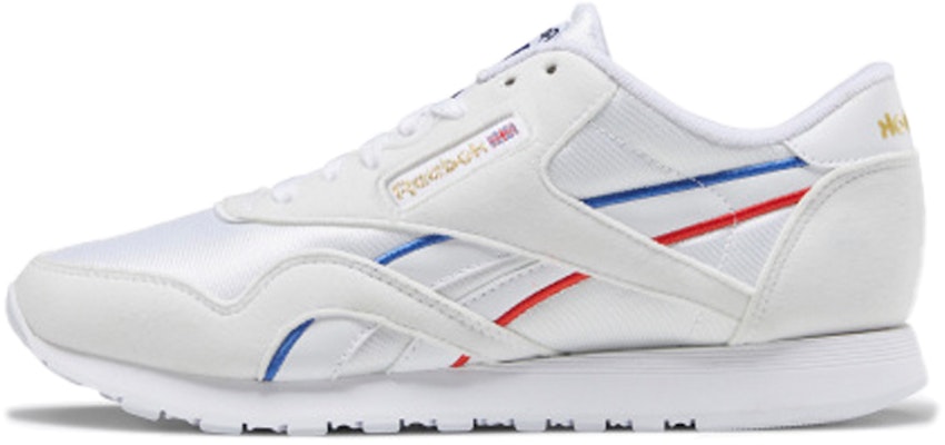 (Women) Reebok Classic Nylon 'Collage of Flags - Radiant Red Blue' EG5909 Buy (Women) Reebok Classic Nylon 'Collage of Flags - Radiant Red Blue' EG5909