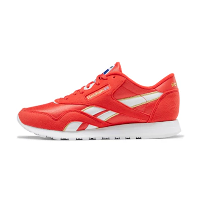 (W) Reebok Classic Nylon 'Collage of Flags - Radiant Red'