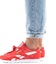 Sizing (W) Reebok Classic Nylon 'Collage of Flags - Merah Menyala' EG5910