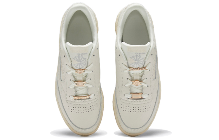 Shop (W) Reebok Club C 85 'Chalk' Sepatu Sneakers EF7885