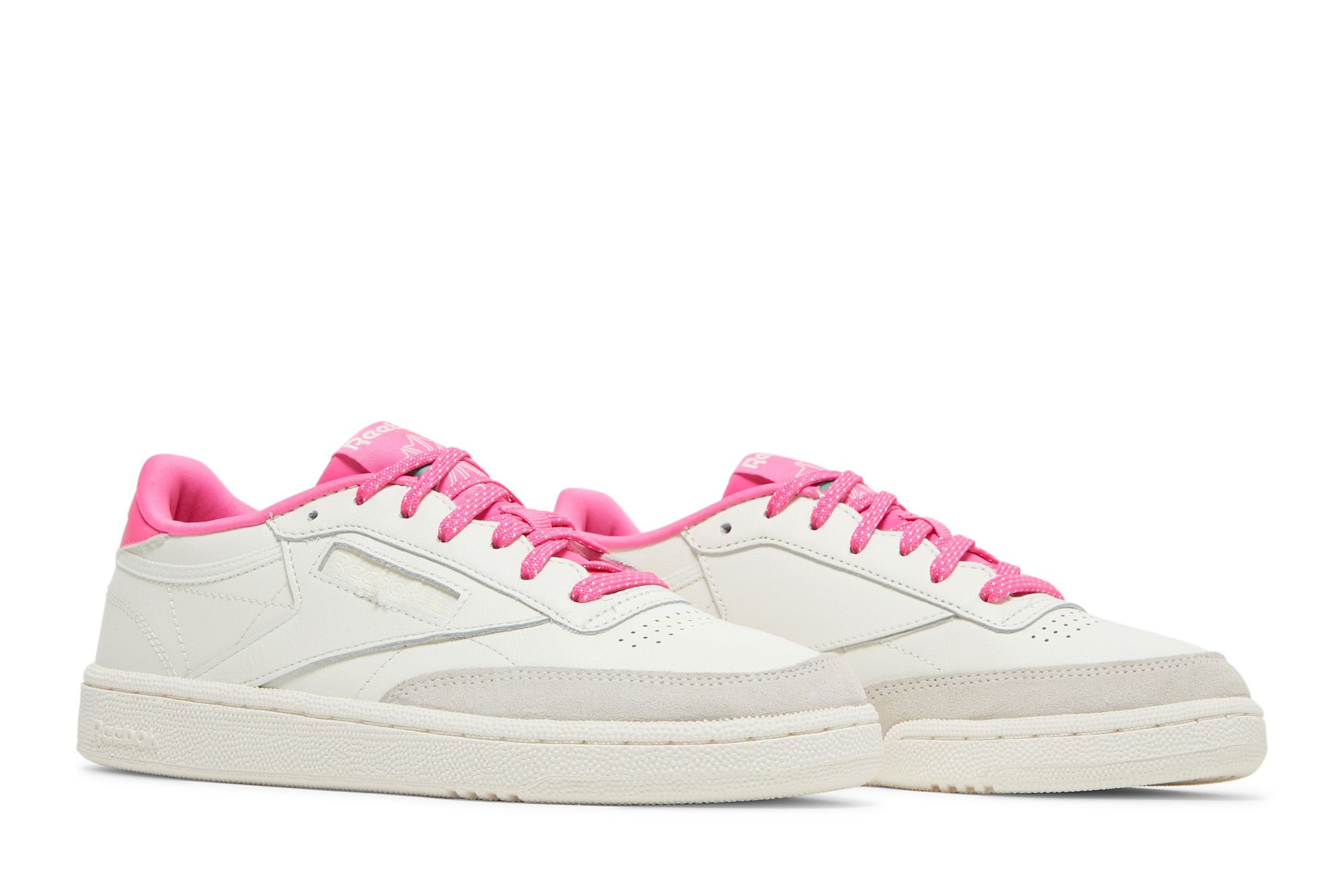 Cheap (W) Reebok Club C 85 'Chalk Atomic Pink' Wanita Sport Kasual. H05864