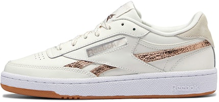 (Women) Reebok Club C 85 'Chalk Golden Bronze' Q46474 (Women) Reebok Club C 85 'Chalk Golden Bronze' Q46474