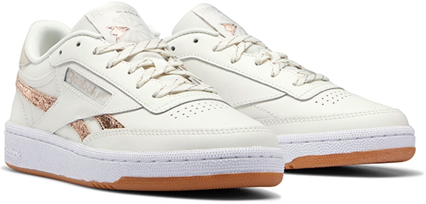 (W) Reebok Club C 85 'Chalk Golden Bronze' - Kasut Gaya Klasik Warna Emas Bronzer Q46474 Lookbook (W) Reebok Club C 85 'Chalk Golden Bronze' - Kasut Gaya Klasik Warna Emas Bronzer Q46474