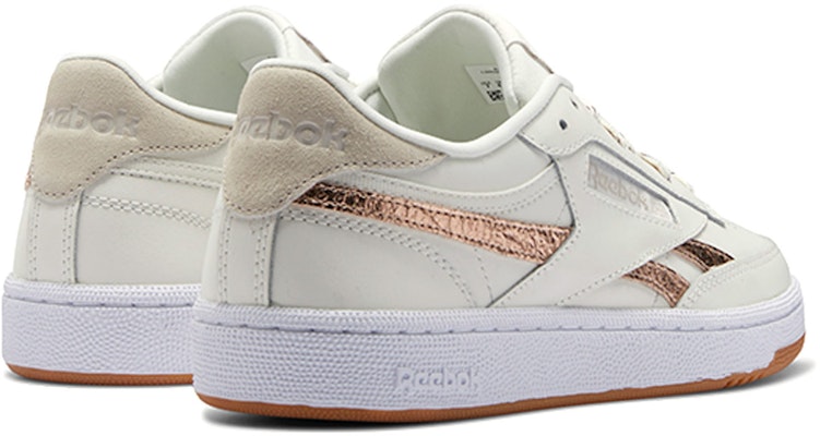 (W) Reebok Club C 85 'Chalk Golden Bronze' - Kasut Gaya Klasik Warna Emas Bronzer Q46474 Shop (W) Reebok Club C 85 'Chalk Golden Bronze' - Kasut Gaya Klasik Warna Emas Bronzer Q46474