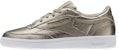 (W) Reebok Club C 85 'Melted Metal' Wanita Emas Berkilau BS7901