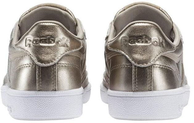 (W) Reebok Club C 85 'Melted Metal' Wanita Emas Berkilau BS7901 Shop (W) Reebok Club C 85 'Melted Metal' Wanita Emas Berkilau BS7901