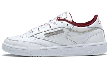 (Women) Reebok Club C 85 'White Burgundy' DV5301 (Women) Reebok Club C 85 'White Burgundy' DV5301