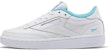 (W) Reebok Club C 85 'Putih Neon Biru' FV1096
