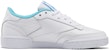(W) Reebok Club C 85 'Putih Neon Biru' FV1096