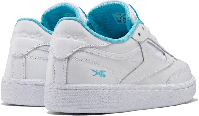 (W) リーボック Club C 85 白/ネオンブルー FV1096 Shop (W) リーボック Club C 85 白/ネオンブルー FV1096