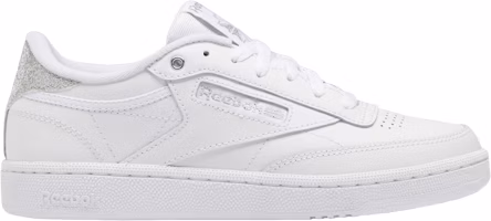 (Women) Reebok Club C 85 'White Silver Metallic GY9728 (Women) Reebok Club C 85 'White Silver Metallic GY9728