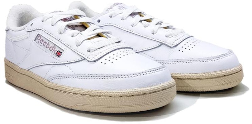 (W) 锐步 Club C 85 复古'白色注入丁香' GY9739 Lookbook (W) 锐步 Club C 85 复古'白色注入丁香' GY9739