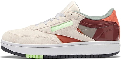 (Women) Reebok Club C Double 'Ceramic Pink Multi' FX3209 (Women) Reebok Club C Double 'Ceramic Pink Multi' FX3209