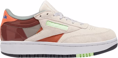 (Women) Reebok Club C Double 'Ceramic Pink Multi' FX3209 (Women) Reebok Club C Double 'Ceramic Pink Multi' FX3209