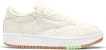 (W) Reebok Club C Double 'Chalk' Kasut Wanita Retro Kasual FY7297