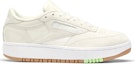 Order (W) Reebok Club C Double 'Chalk' Kasut Wanita Retro Kasual FY7297