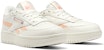 (W) Reebok Club C Double 'Chalk Aura Orange' dalam warna Jingga Aura Kapur. H04189