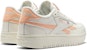 (W) Reebok Club C Double 'Chalk Aura Orange' dalam warna Jingga Aura Kapur. H04189