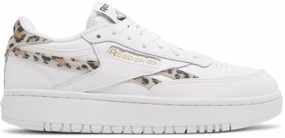 (Women) Reebok Club C Double 'Cheetah' GY5431 (Women) Reebok Club C Double 'Cheetah' GY5431