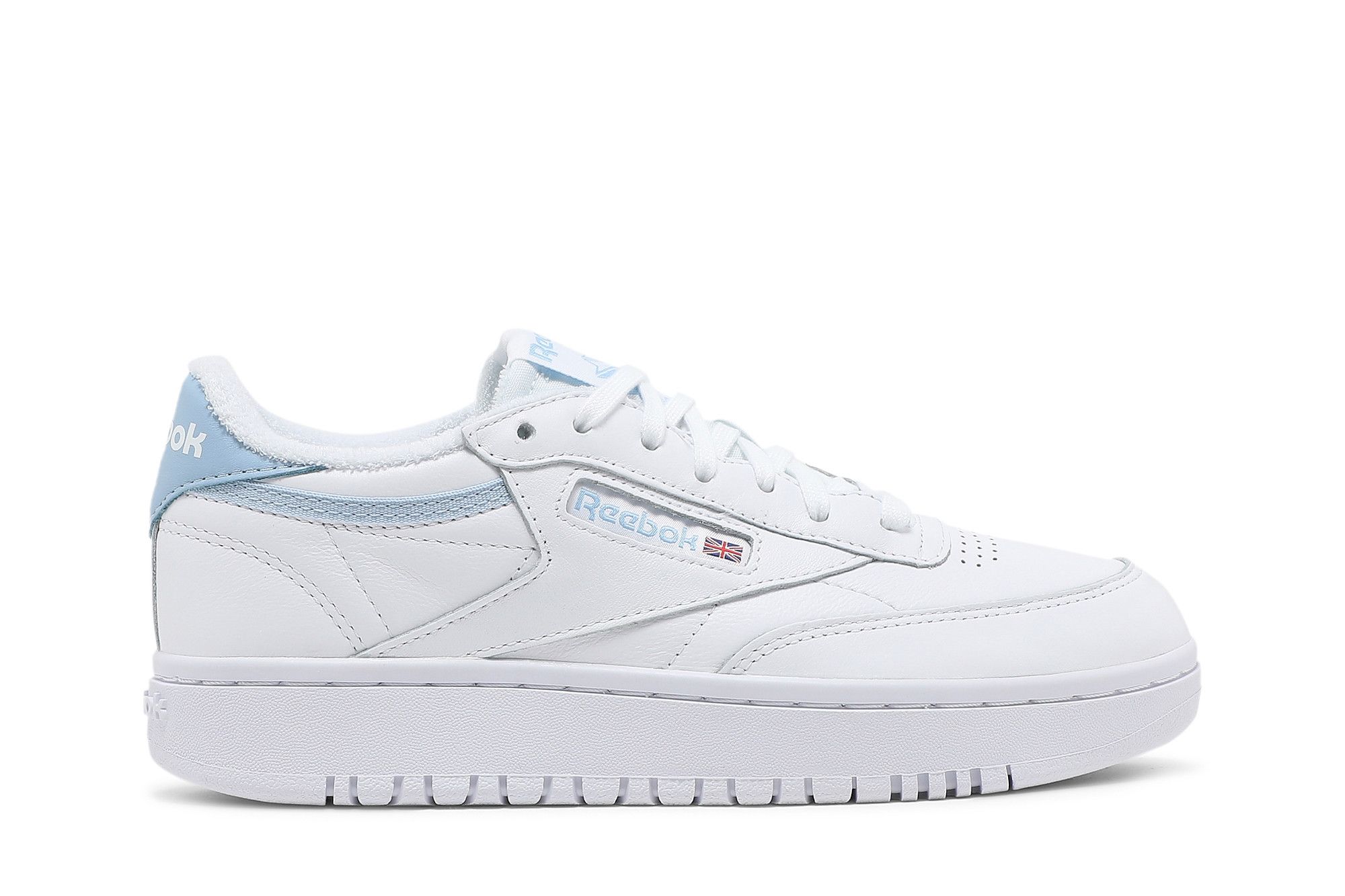(Women)  Reebok Club C Double 'White Light Blue'  GZ5387