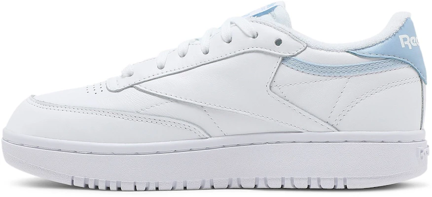 (W) Reebok Club C Double 'Blanco Azul Claro' GZ5387 Lookbook (W) Reebok Club C Double 'Blanco Azul Claro' GZ5387