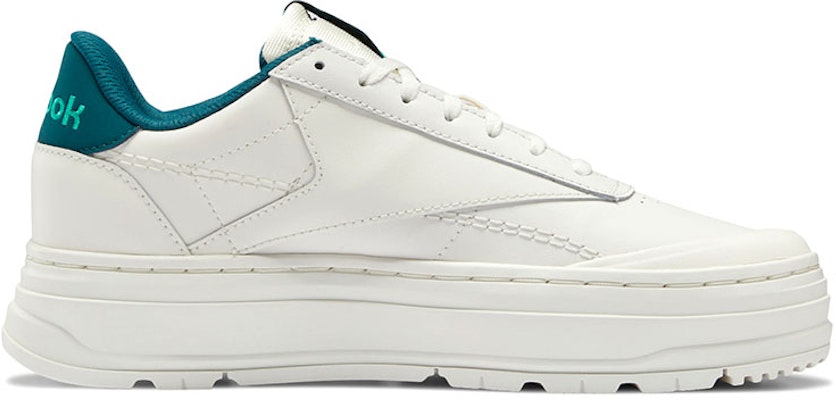 (Women)  Reebok Club C Double Geo 'Chalk Future Teal'  H67348 Order (Women)  Reebok Club C Double Geo 'Chalk Future Teal'  H67348