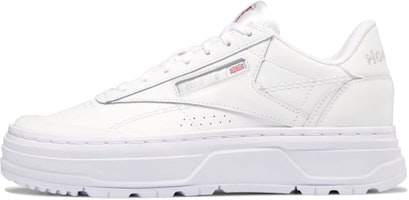 (Women) Reebok Club C Double Geo 'Footwear White' GW0223 (Women) Reebok Club C Double Geo 'Footwear White' GW0223
