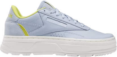 (Women) Reebok Club C Double Geo 'Gable Grey Acid Yellow' H69144 (Women) Reebok Club C Double Geo 'Gable Grey Acid Yellow' H69144