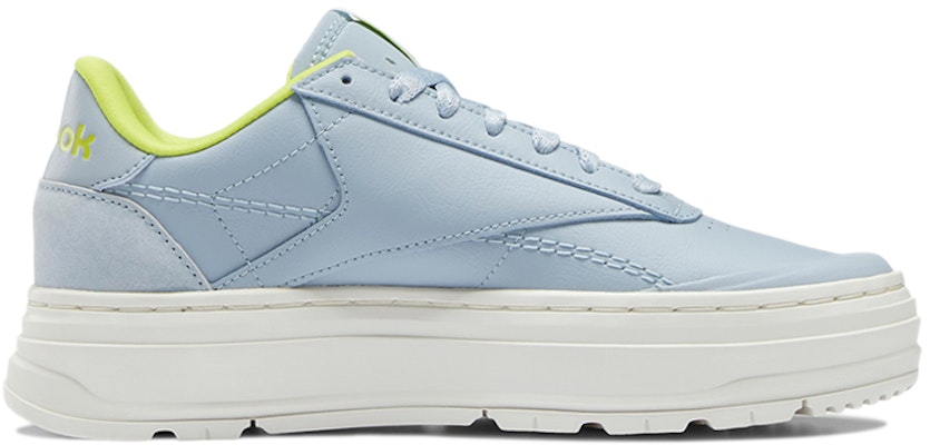 (Women) Reebok Club C Double Geo 'Gable Grey Acid Yellow' H69144 Order (Women) Reebok Club C Double Geo 'Gable Grey Acid Yellow' H69144