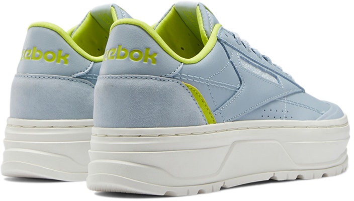 (Women) Reebok Club C Double Geo 'Gable Grey Acid Yellow' H69144 Shop (Women) Reebok Club C Double Geo 'Gable Grey Acid Yellow' H69144