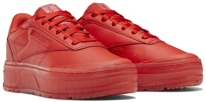(女款) Reebok Club C Double Geo 'Instinct Red' GZ6419 Lookbook (女款) Reebok Club C Double Geo 'Instinct Red' GZ6419