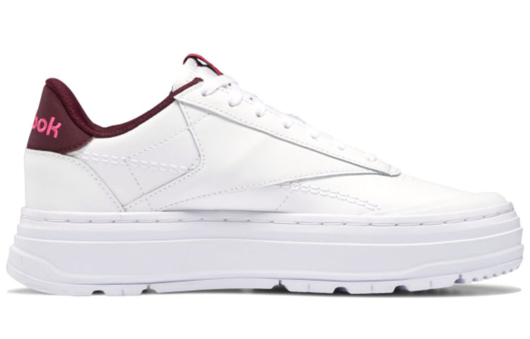 Order (W) Reebok Club C Double Geo ''Wit Maroon'' H67347
