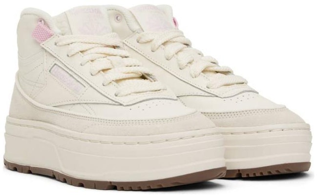 (Women) Reebok Club C Geo Mid 'Chalk' GV7034 Lookbook (Women) Reebok Club C Geo Mid 'Chalk' GV7034