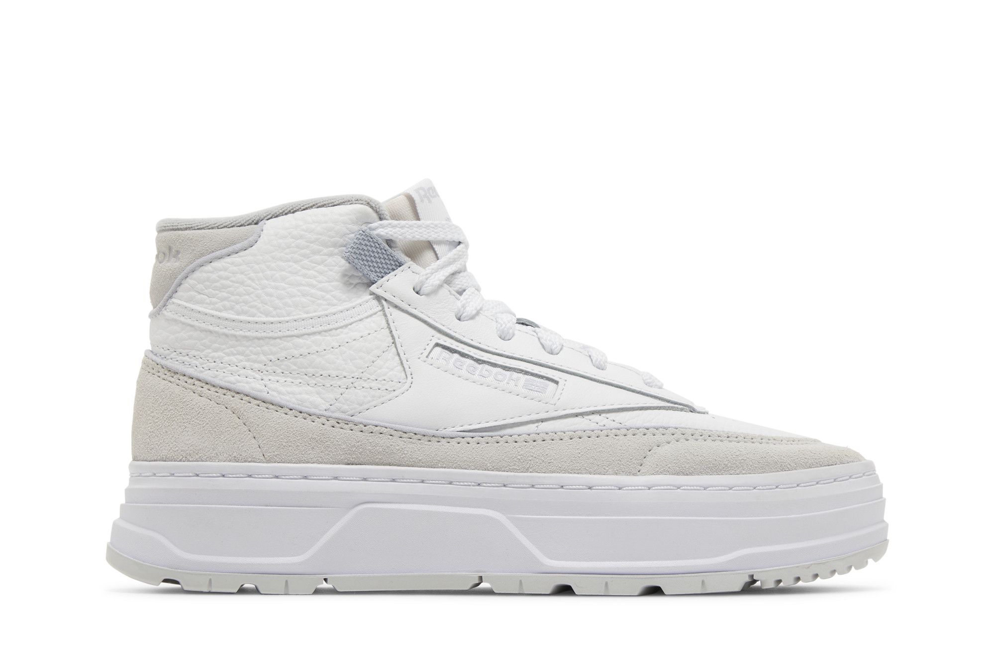 (Women)  Reebok Club C Geo Mid 'White Cold Grey'  GY8782