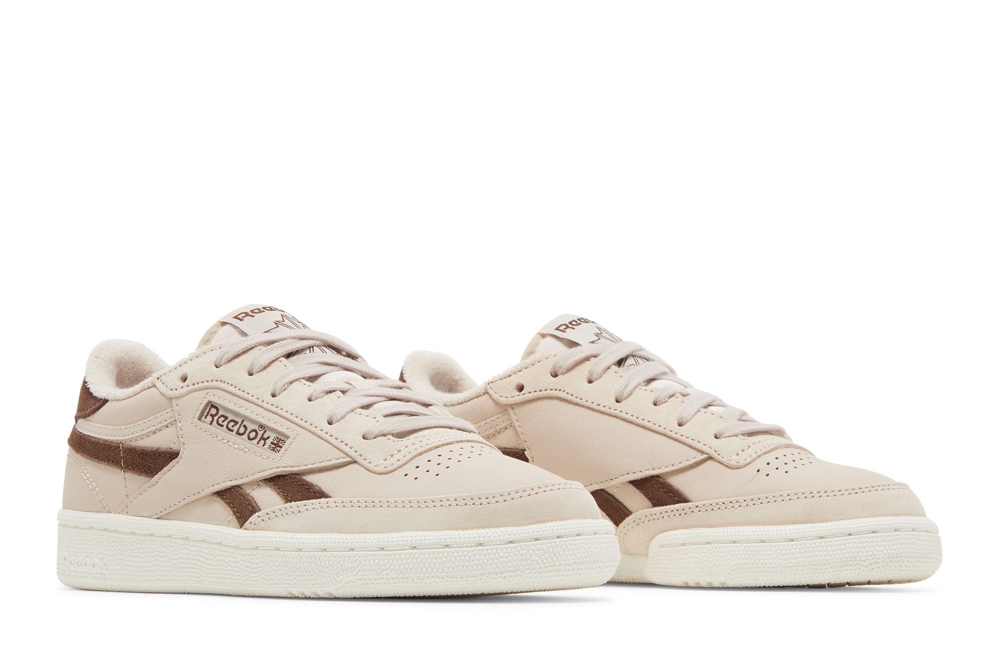 Cheap (W) Reebok Club C Revenge Vintage ''Soft Ecru Brush Brown'' Sneakers GW3759