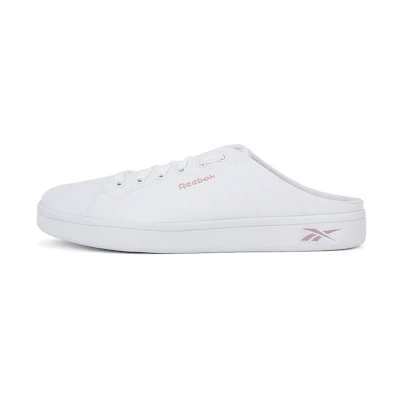 (W) Reebok Court Series 1 Mule 'White Blush Metal'