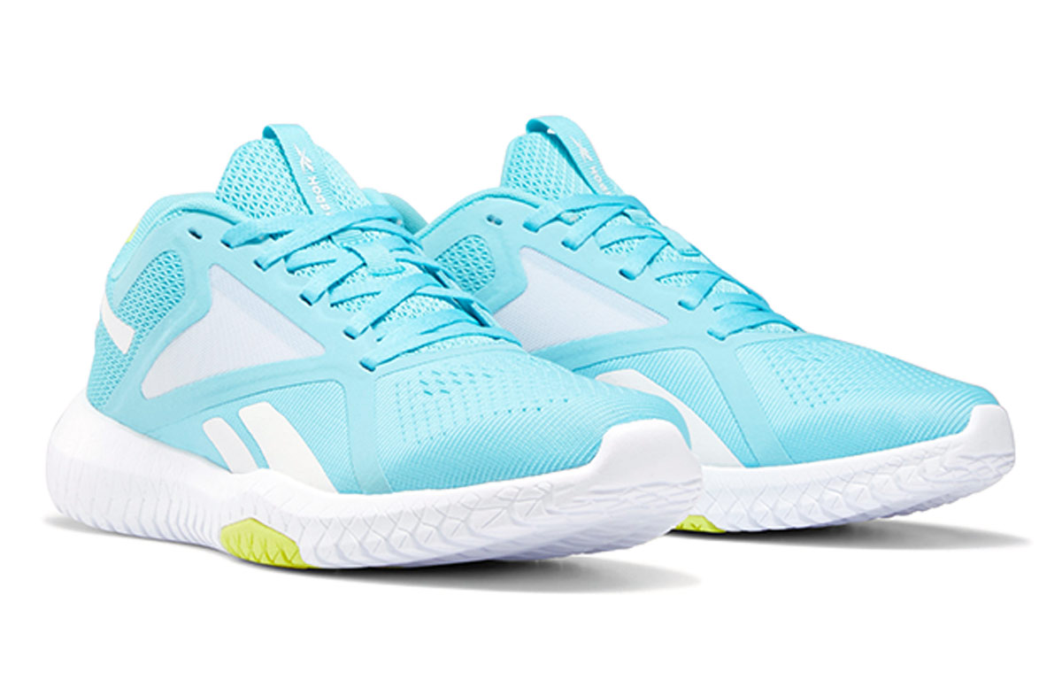Lookbook (W) Reebok Flexagon Force 2 ''Neon Blauw'' FY7882