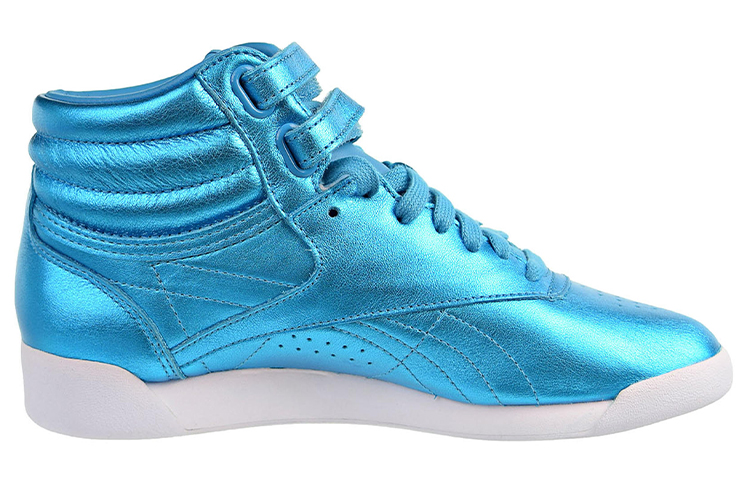 Order (W) Reebok Freestyle Hi Metallic ''Feather Blue'' Blauw Metallic Sneakers CN0959