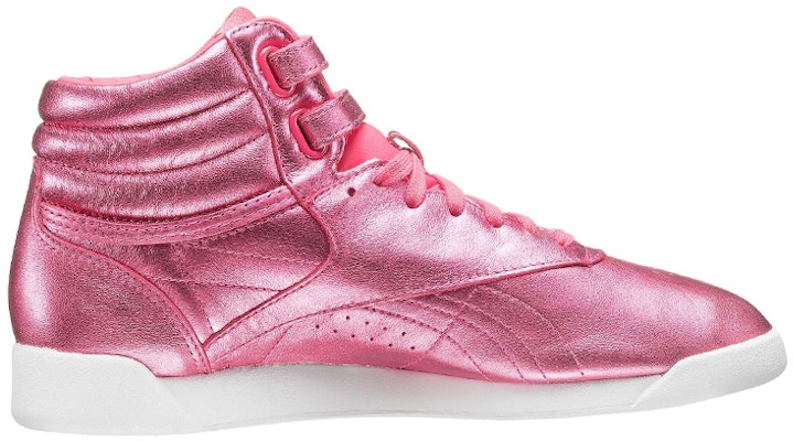 (W) Reebok Freestyle Hi Metallic 'Sharp Pink' Sepatu Wanita CN0960 Order (W) Reebok Freestyle Hi Metallic 'Sharp Pink' Sepatu Wanita CN0960