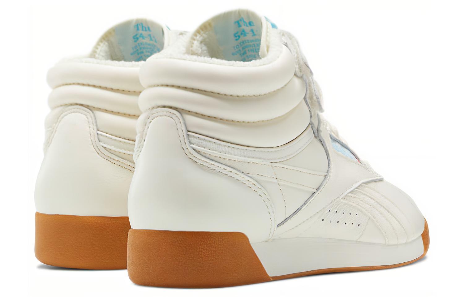 Shop (W) Reebok Freestyle High ''40th Anniversary - Chalk Gum'' Damen Sneaker GX2789