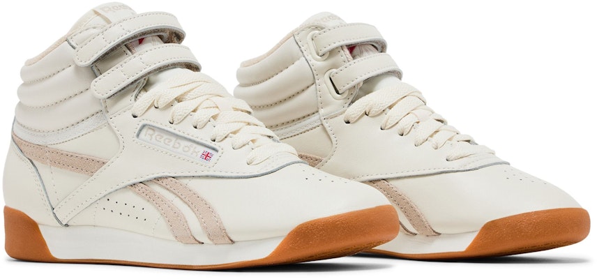 (Women) Reebok Freestyle High 'Chalk Beige Gum' GW7160 Cheap (Women) Reebok Freestyle High 'Chalk Beige Gum' GW7160