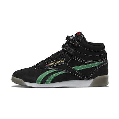 (W) Reebok Freestyle High 'Human Rights Now! - Black Green'
