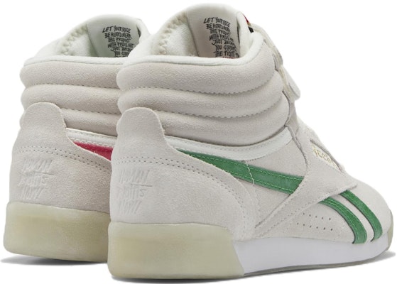 (Women) Reebok Freestyle High 'Human Rights Now! - Chalk Green' HQ4142 Shop (Women) Reebok Freestyle High 'Human Rights Now! - Chalk Green' HQ4142